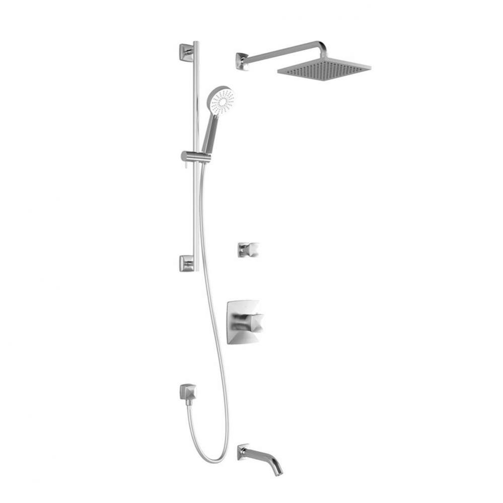 UMANI™ TD3 : Thermostatic Shower System with Wallarm Chrome