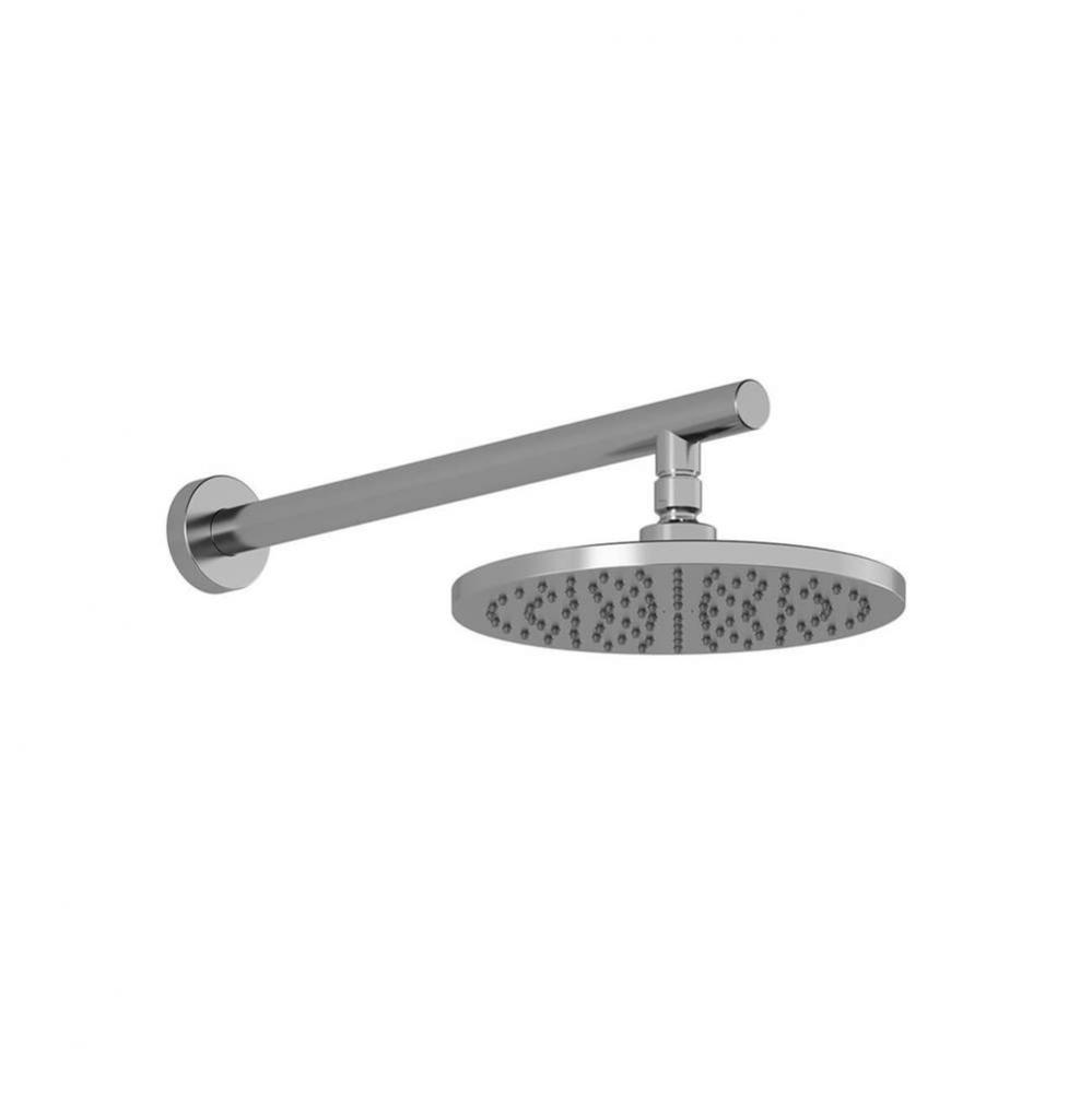 RoundOne™ 220mm (8.625'') Rainhead and 90 Degrees Wall Arm Chrome
