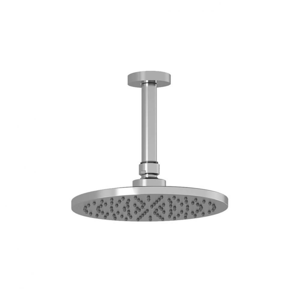 RoundOne™ 220mm (8.625'') Rainhead and Vertical Ceiling Arm Chrome