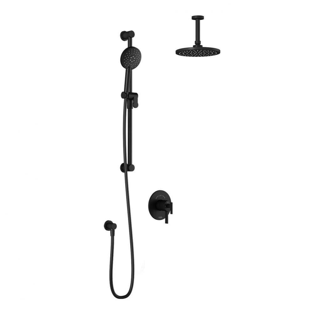 RoundOne™ TCG1  Water Efficient AQUATONIK™ T/P Coaxial Shower System with Vertical Ceiling Arm