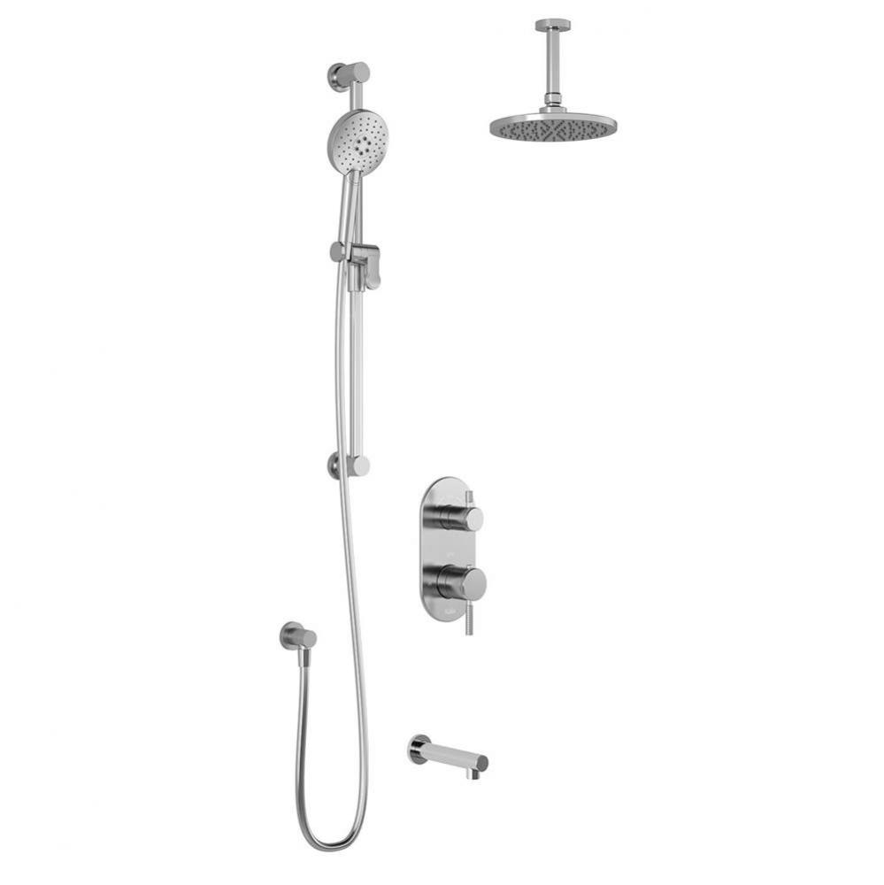 PRECISO™ TG3  Water Efficient AQUATONIK™ T/P with Diverter Shower System with Vertical Ceiling