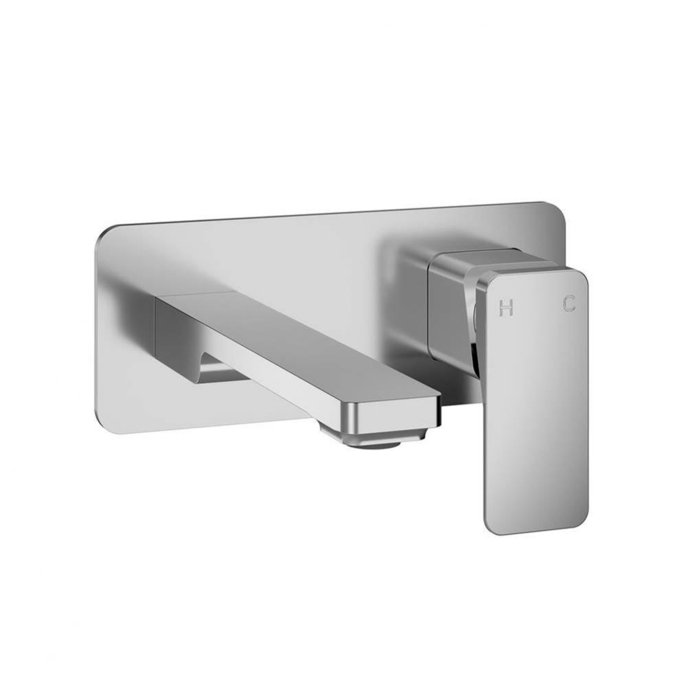 KAREO™ Wallmount Lavatory Faucet With Push Drain with Overflow Chrome