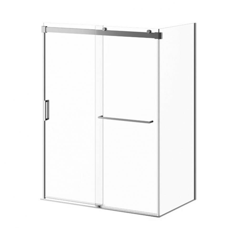 AKCESS™ 2-Panel Sliding Shower Door for alcove Installation 60''x77'' with t