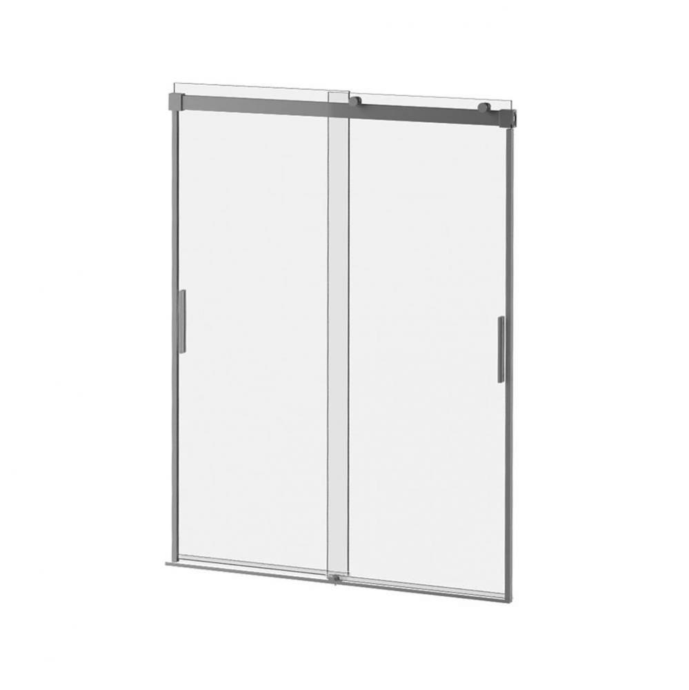AKCESS™ 2-Panel Sliding Shower Door for Alcove Installation 60''x77'' Revers