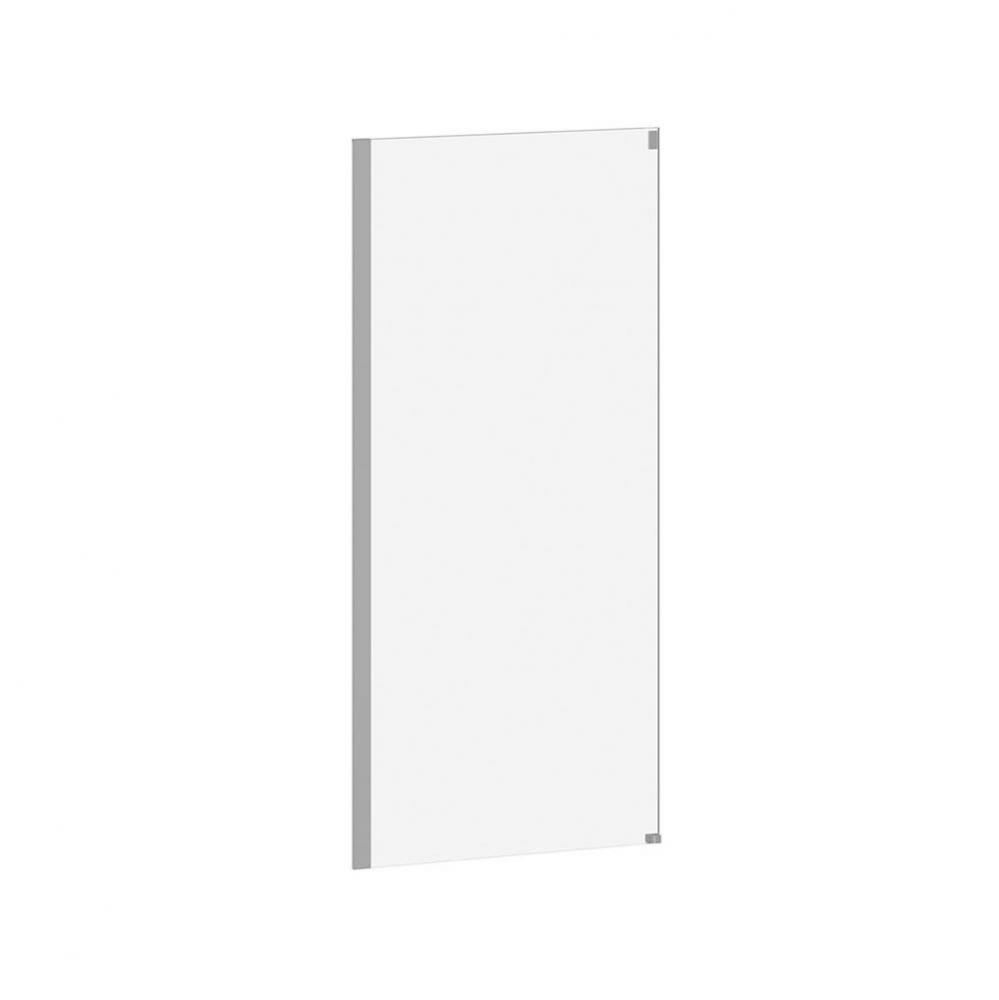 VIVIO™ 36''x75'' Return Panel Chrome Clear Glass