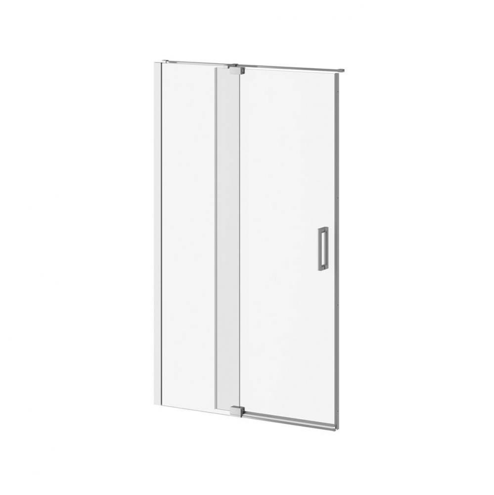 DISTINK™ 48''x77'' 2-Panel Pivot Shower Door for Alcove Inst. (Reversible) C