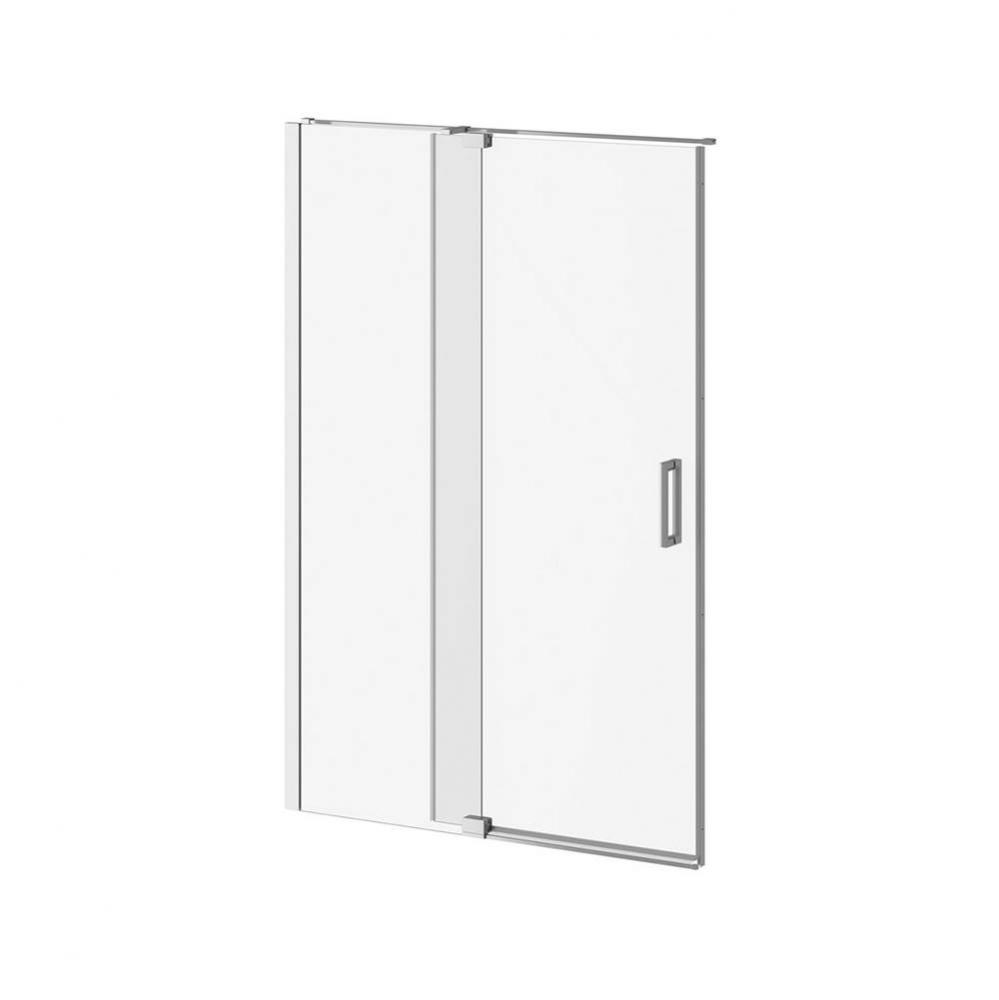 DISTINK™ 54''x77'' 2-Panel Pivot Shower Door for Alcove Inst. (Reversible) C