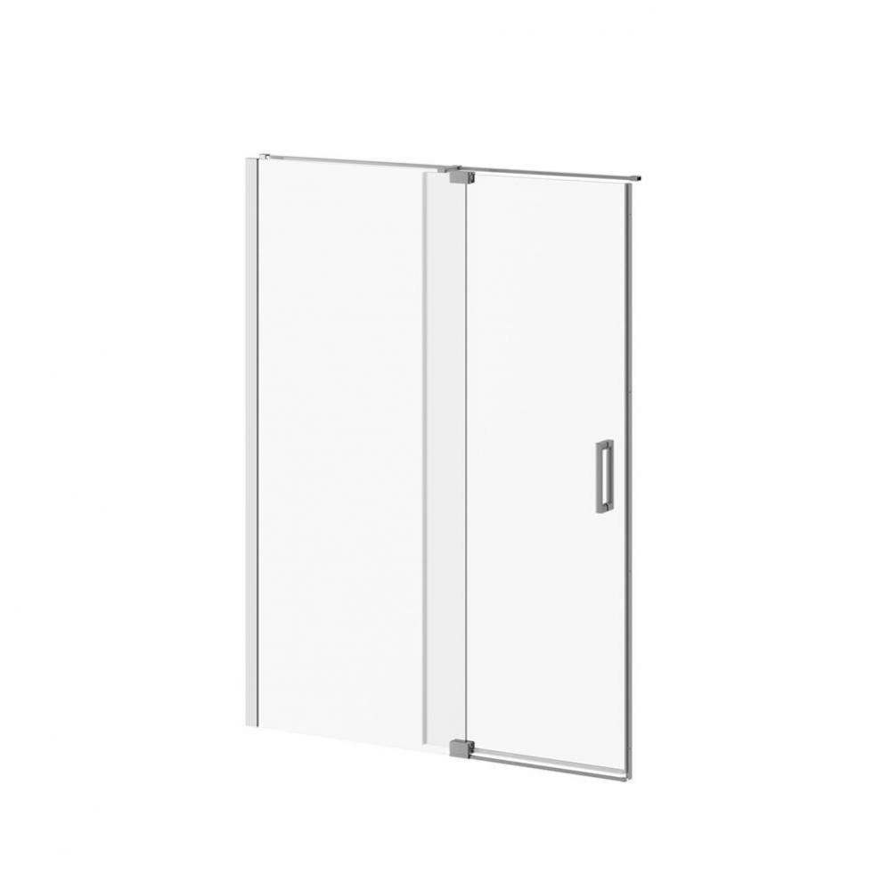 DISTINK™ 60''x77'' 2-Panel Pivot Shower Door for Alcove Inst. (Reversible) C