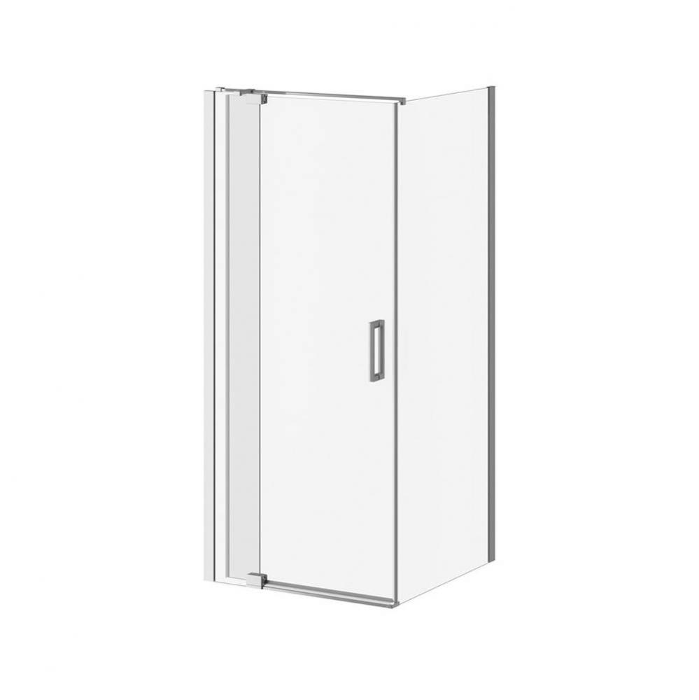 DISTINK™ (Box 1 of 2) 36''x77'' 2-Panel Pivot Shower Door for Corner Inst. (