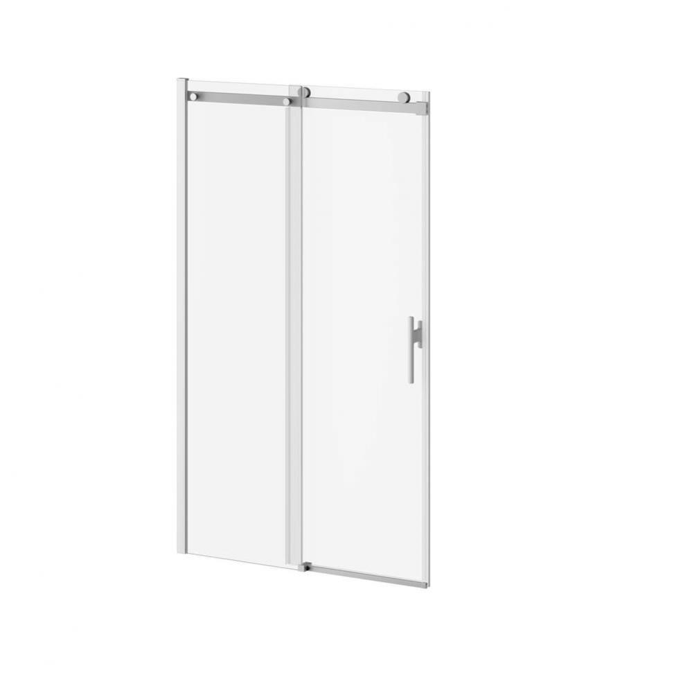 KONCEPT EVO 48''x77'' Sliding Shower Door Duraclean Glass with Fixed Panel and