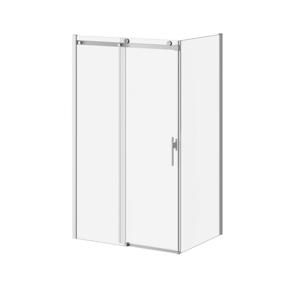 KONCEPT EVO 48''x77'' Sliding Shower Door Duraclean Glass with 36''