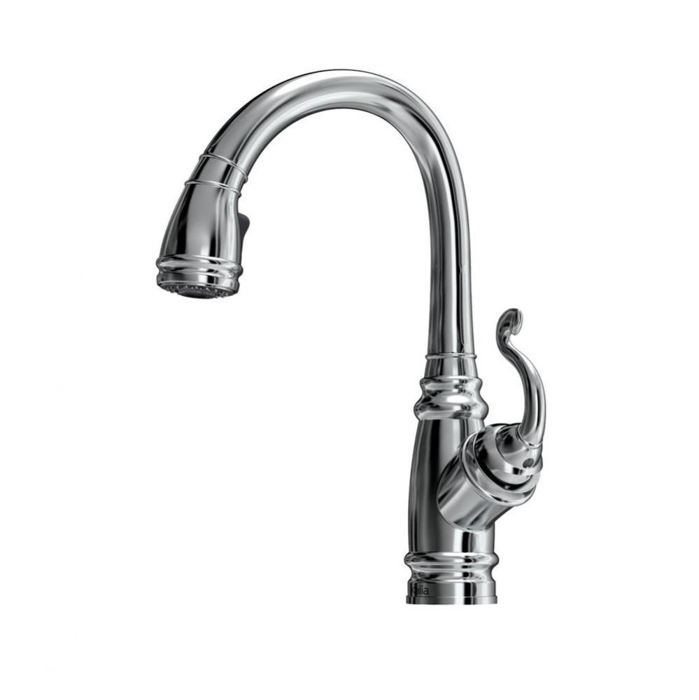 MONARK Junior? Single Handle Kitchen Faucet Pull-Down Dual Spray