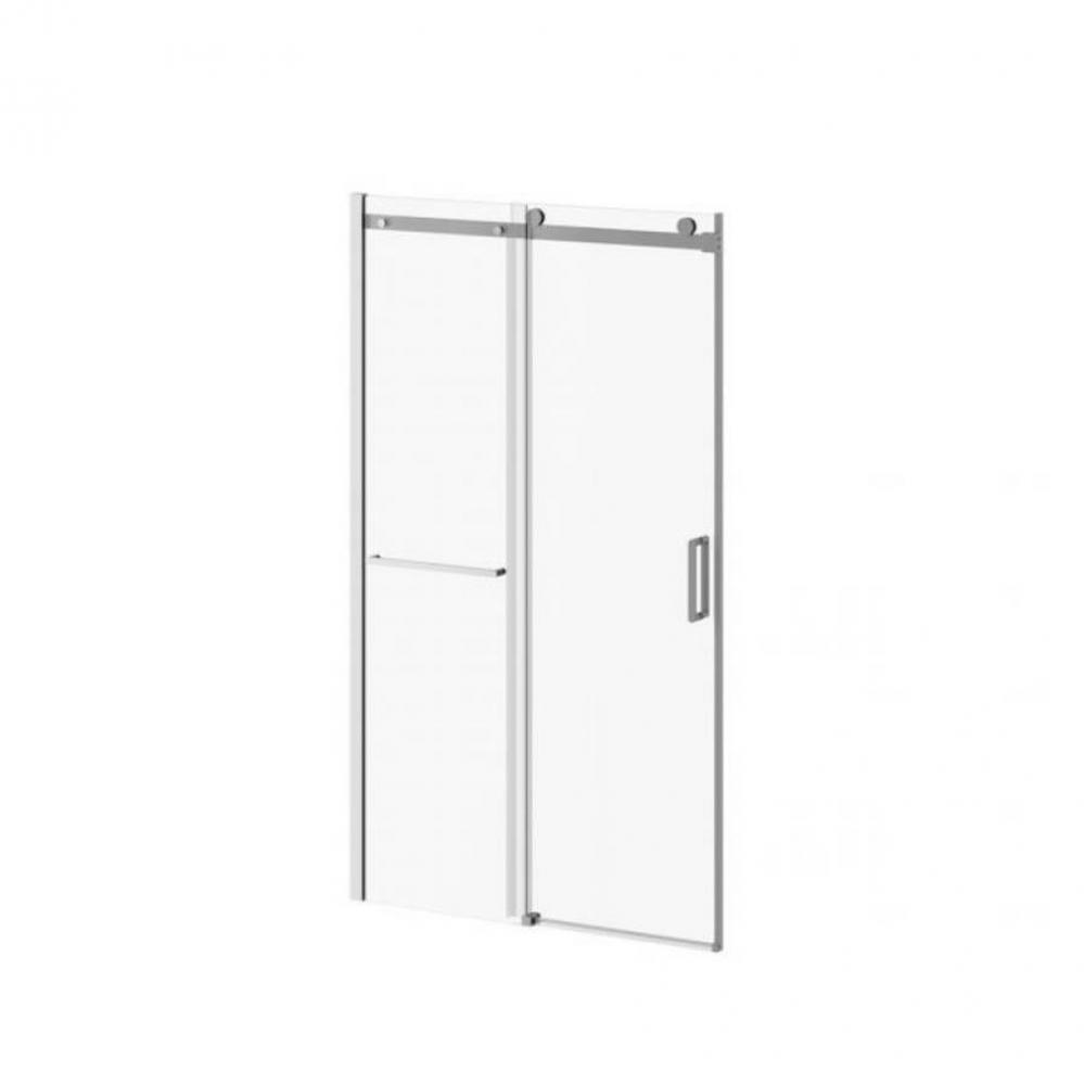 KONCEPT-II™ W/ TOWEL BAR 48''x77'' Alcove Sliding Shower Door with Fixed and