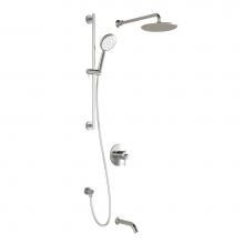 Kalia BF1235-110 - BELLINO? TCD3 : Thermostatic Coaxial Shower System with Wallarm