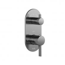 Kalia 104082-110 - Round Decorative Trim for 2-Way or 3-Way Type T/P 1/2'' Valve with Diverter Chrome