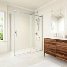 Kalia DR1791-110-003 - KONCEPT EVO 36''x77'' Duraclean Glass Return Panel for Corner Installation (Re