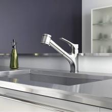 Kalia KF1268-110 - DEKA surfer™ Single Handle Kitchen Faucet Pull-Out Dual Spray Chrome