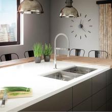 Kalia KF1548-110 - EXKI diver™ Single Handle Kitchen Faucet Pull-Down Dual Spray Chrome