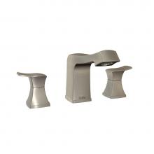 Kalia BF1066-120 - UMANI? Widespread Lavatory Faucet with Pop-up Waste and UMANI? Handles Brushed Nickel