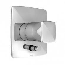 Kalia BF1121-110 - UMANI™ 1/2'' Pressure Balance Valve with Diverter and Decorative Trim Chrome