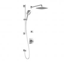 Kalia BF1179-110-100 - UMANI™ T2 PLUS : Thermostatic Shower System with Wallarm Chrome