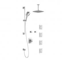 Kalia BF1254-110-101 - UMANI™ T375 PLUS (Valves Not Included) : Thermostatic Shower System with Vertical Ceiling Arm Ch