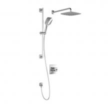 Kalia BF1722-110-100 - UMANI™ TCD1 PLUS : AQUATONIK™ T/P Coaxial Shower System with Wallarm Chrome