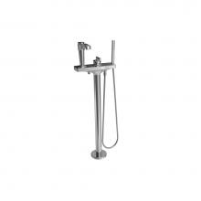 Kalia BF1271-110 - BELLINO? Floormount 3-Piece Tub Filler with Vertical Handshower