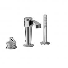 Kalia BF1272-110 - BELLINO? 3-Piece Deckmount Tub Filler with Vertical Handshower