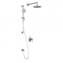Kalia BF1708-110 - KONTOUR™ TCG1 : Water Efficient AQUATONIK™ T/P Coaxial Shower System with Wallarm Chrome