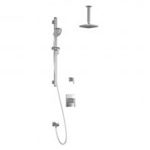 Kalia BF1355-110-001 - GRAFIK™ T2 : Thermostatic Shower System Vertical Ceiling Arm Chrome