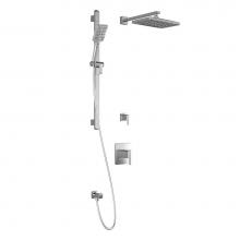 Kalia BF1364-110-200 - GRAFIK™ T2 PREMIA (Valves Not Included) : Thermostatic Shower System with Wallarm Chrome