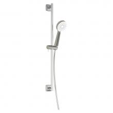 Kalia BF1399-110 - UMANI™ 2-Jet Handshower, Wallbar and 60'' Flexible and Soft PVC Hose Assembly Chrome