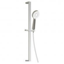 Kalia BF1405-110 - GRAFIK™ 2-Jet Handshower, Wallbar and 60'' Flexible and Soft PVC Hose Assembly Chrome