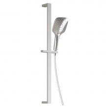 Kalia BF1406-110 - GRAFIK™ PLUS 2-Jet Handshower, Wallbar and 60'' Flexible and Soft PVC Hose Assembly Ch