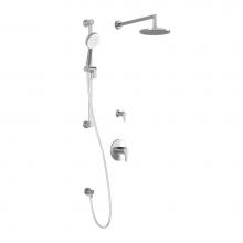 Kalia BF1427-110 - KONTOUR™ TG2 (Valves Not Included) : Water Efficient Thermostatic Shower System with Wallarm Chr