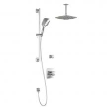 Kalia BF1434-110-101 - UMANI™ TD2 PLUS : Thermostatic Shower System Vertical Ceiling Arm Chrome