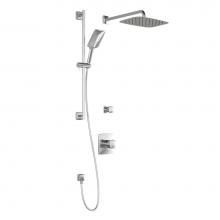Kalia BF1593-110-200 - UMANI™ TD2 PREMIA (Valves Not Included) : Thermostatic Shower System with Wallarm Chrome