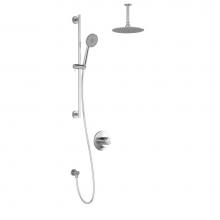 Kalia BF1492-110-001 - CITE™ PB4 (Valve Not Included) : Pressure Balance Shower System Vertical Ceiling Arm Chrome