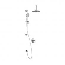 Kalia BF1497-110-001 - KONTOUR™ PB4 : Pressure Balance Shower System Vertical Ceiling Arm Chrome