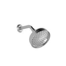 Kalia BF1535-110 - RUSTIK™ 156mm (6.125'') Showerhead and 153mm (6'') 45 Degrees Wallarm Chrome