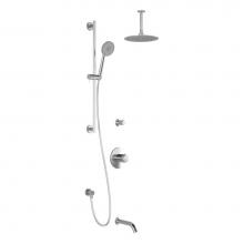 Kalia BF1602-110-001 - CITE™ TD3 AQUATONIK™ T/P Shower System with Vertical Ceiling Arm Chrome