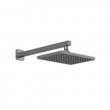 Kalia BF1626-110 - SquareOne™ 260mm x 188mm (10.25'' x 7.375'') Rainhead and 90 Degrees Wall Ar