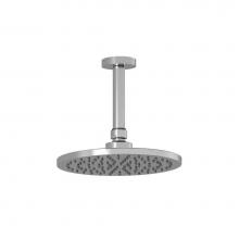 Kalia BF1634-110 - RoundOne™ 220mm (8.625'') Rainhead and Vertical Ceiling Arm Chrome