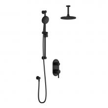 Kalia BF1641-160-001 - RoundOne™ TG2 (Valve Not Included)  Water Efficient AQUATONIK™ T/P with Diverter Shower System