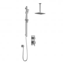 Kalia BF1653-125-001 - SquareOne™ TG2 (Valve Not Included)  Water Efficient AQUATONIK™ T/P with Diverter Shower Syste