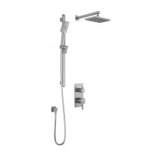 Kalia BF1653-125 - SquareOne™ TG2 (Valve Not Included)  Water Efficient AQUATONIK™ T/P with Diverter Shower Syste