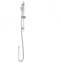 Kalia BF1760-110 - BASICO™ 2-Jet Handshower, Wallbar and 60'' Flexible Metal Hose Assembly Chrome