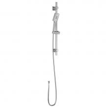 Kalia BF1763-110 - SOBRIO™ 2-Jet Handshower, Wallbar and 60'' Flexible Metal Hose Assembly Chrome