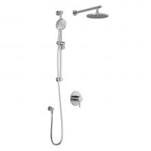 Kalia BF1829-110 - PRECISO™ TCG1  Water Efficient AQUATONIK™ T/P Coaxial Shower System with Wallarm Chrome